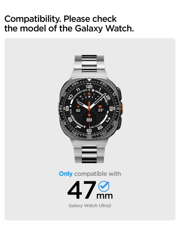 Spigen Bezel Tune (Diver) black - Samsung Galaxy Watch Ultra 2 47mm