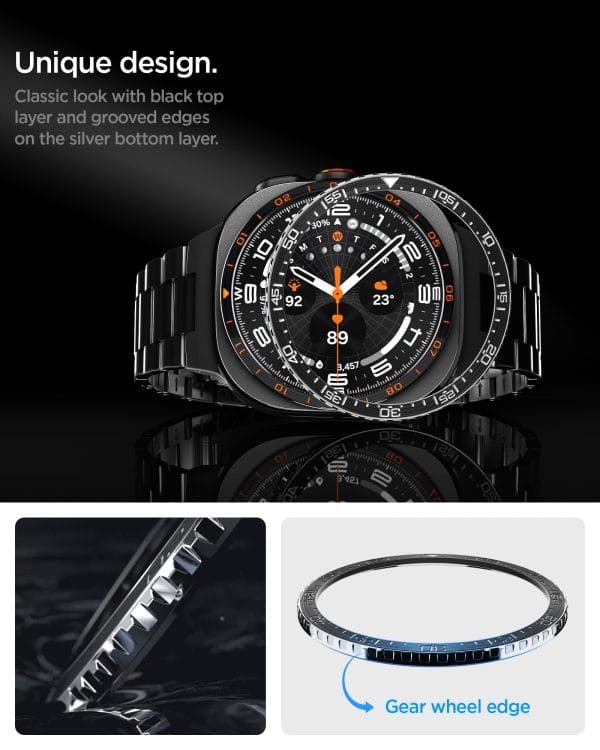 Spigen Bezel Tune (Diver) black - Samsung Galaxy Watch Ultra 2 47mm