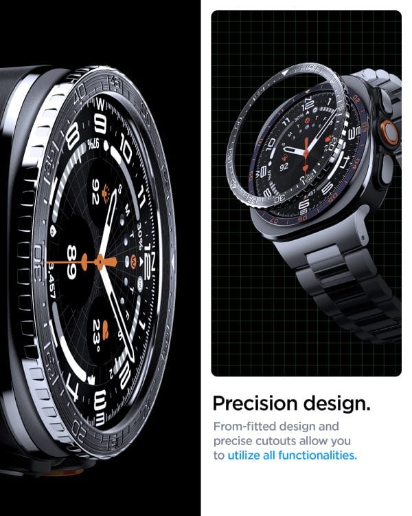 Spigen Bezel Tune (Diver) black - Samsung Galaxy Watch Ultra 2 47mm