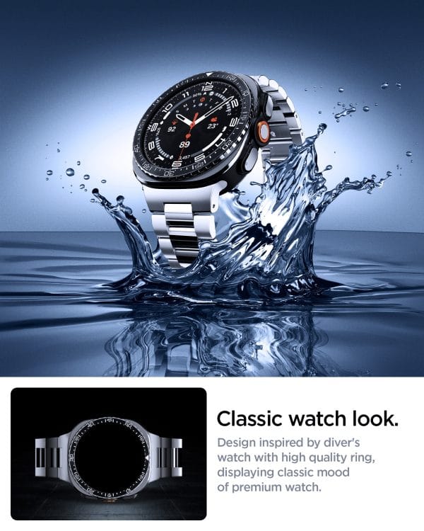 Spigen Bezel Tune (Diver) black - Samsung Galaxy Watch Ultra 2 47mm
