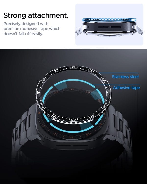 Spigen Bezel Tune (Diver) black - Samsung Galaxy Watch Ultra 2 47mm
