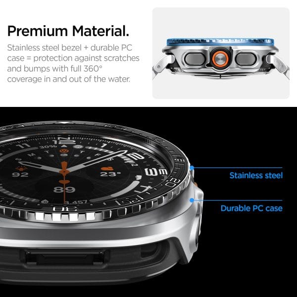 Spigen Bezel Tune Pro (Diver) black - Samsung Galaxy Watch Ultra 2 47mm