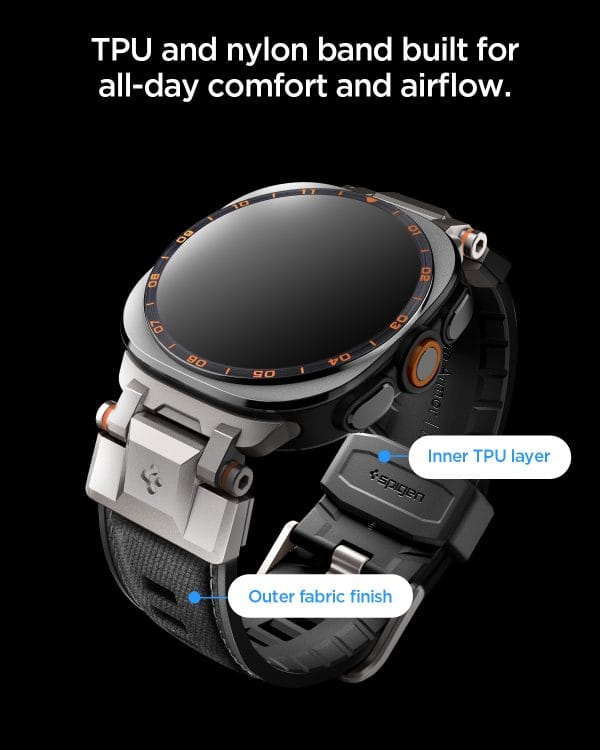 Spigen DuraPro Armor black - Samsung Galaxy Watch Ultra 2/1 47mm