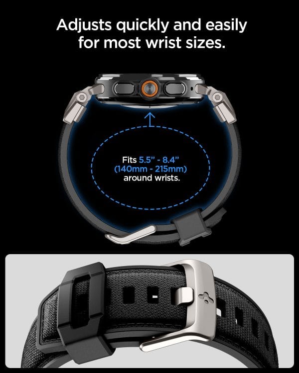Spigen DuraPro Armor black - Samsung Galaxy Watch Ultra 2/1 47mm