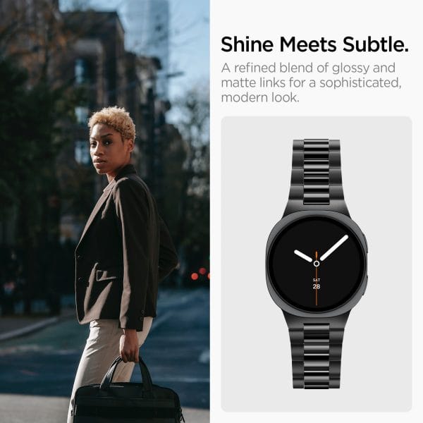 Spigen Modern Fit 316L black - Samsung Galaxy Watch 9/8 46mm/44mm/40mm