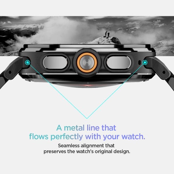 Spigen Modern Fit 316L black - Samsung Galaxy Watch Ultra 2/1 47mm