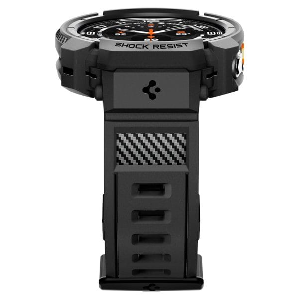 Spigen Rugged Armor Pro matte black - Samsung Galaxy Watch Ultra 2 47mm