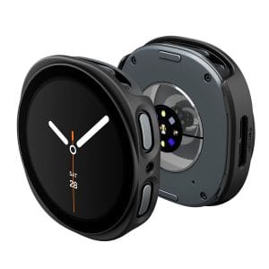 Θήκη με Τζάμι Προστασίας Samsung Galaxy Watch 8 9 44mm Spigen Thin Fit 360 Black ACS11601
