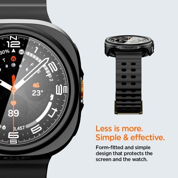 Spigen Thin Fit 360 black - Samsung Galaxy Watch Ultra 2 47mm