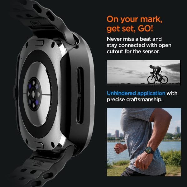 Spigen Thin Fit 360 black - Samsung Galaxy Watch Ultra 2 47mm
