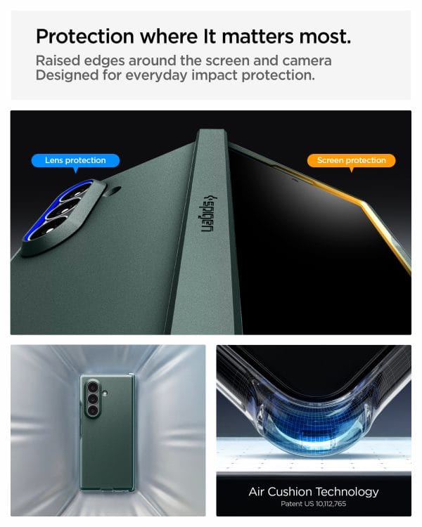 Spigen Tough Armor Pro MagSafe abyss green - Samsung Galaxy Z Fold8 Ultra