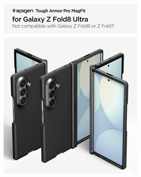Spigen Tough Armor Pro MagSafe black - Samsung Galaxy Z Fold8 Ultra