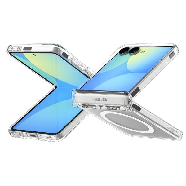 Spigen Ultra Hybrid Pro MagSafe clear white - Samsung Galaxy Z Flip8