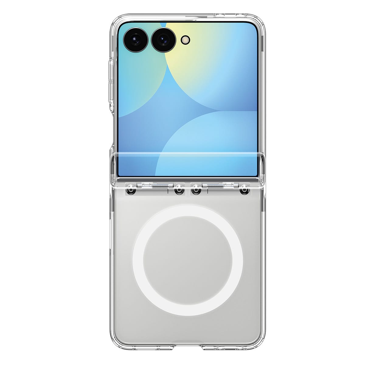 Spigen Ultra Hybrid Pro MagSafe clear white - Samsung Galaxy Z Flip8