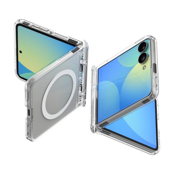Spigen Ultra Hybrid Pro MagSafe clear white - Samsung Galaxy Z Flip8