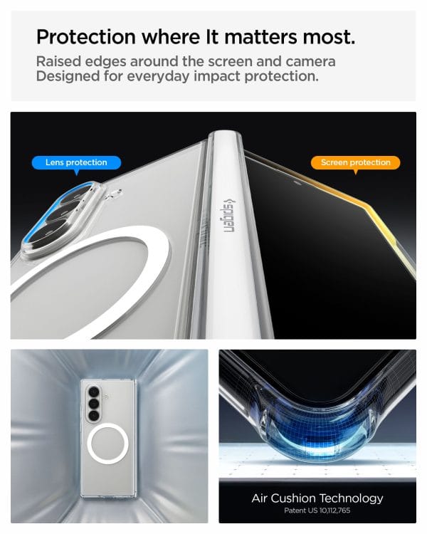 Spigen Ultra Hybrid Pro MagSafe clear white - Samsung Galaxy Z Fold8 Ultra