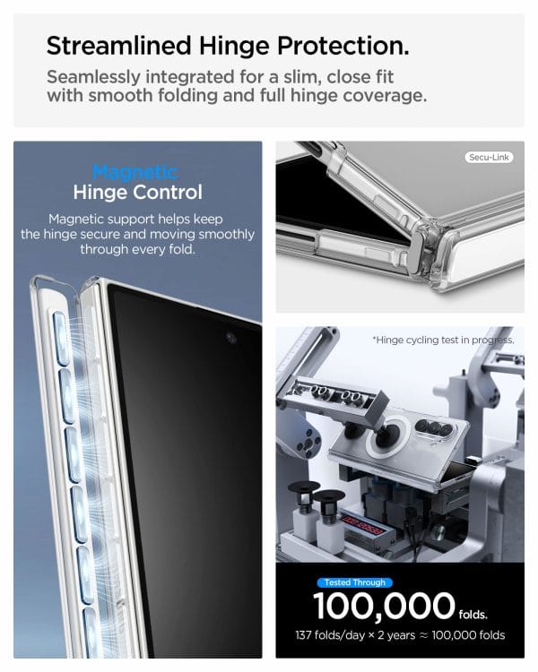 Spigen Ultra Hybrid Pro MagSafe clear white - Samsung Galaxy Z Fold8 Ultra