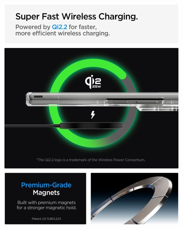 Spigen Ultra Hybrid Pro MagSafe clear white - Samsung Galaxy Z Fold8 Ultra