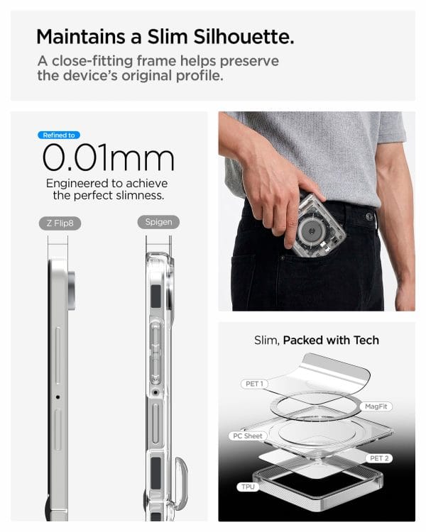 Spigen Ultra Hybrid Pro MagSafe neo one - Samsung Galaxy Z Flip8