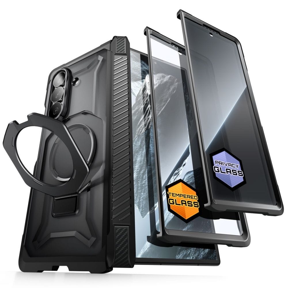 Θήκη Samsung Galaxy Z Fold 8 Supcase UB Grip Mag MagSafe 2-Set Black - Image 2