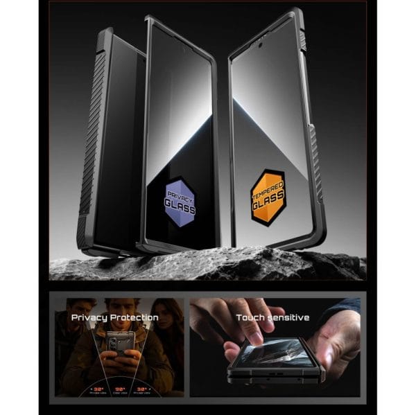 Θήκη Samsung Galaxy Z Fold 8 Supcase UB Grip Mag MagSafe 2-Set Black - Image 6