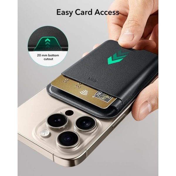 Μαγνητικό Πορτοφόλι MagSafe ESR Classic RFID 5 Καρτών Midnight Black - Image 4