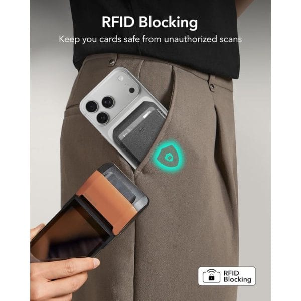 Μαγνητικό Πορτοφόλι MagSafe ESR Classic RFID Wallet Stand 5 Καρτών Black - Image 9