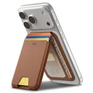 Μαγνητικό πορτοφόλι MagSafe ESR Classic RFID Wallet Stand 5 καρτών Brown