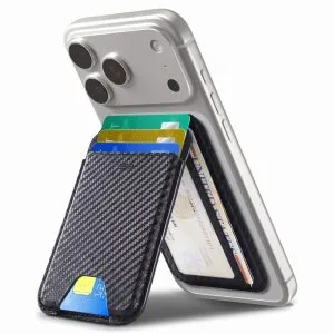 Μαγνητικό πορτοφόλι MagSafe ESR Classic RFID Wallet Stand 5 καρτών Carbon Fiber Black