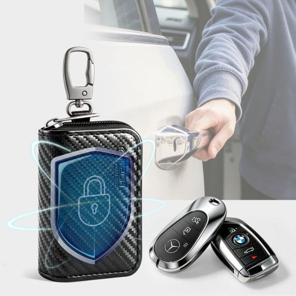 Θήκη Κλειδιών Αυτοκινήτου Tech-Protect KLR300 RFID Signal Blocker Carbon - Image 4