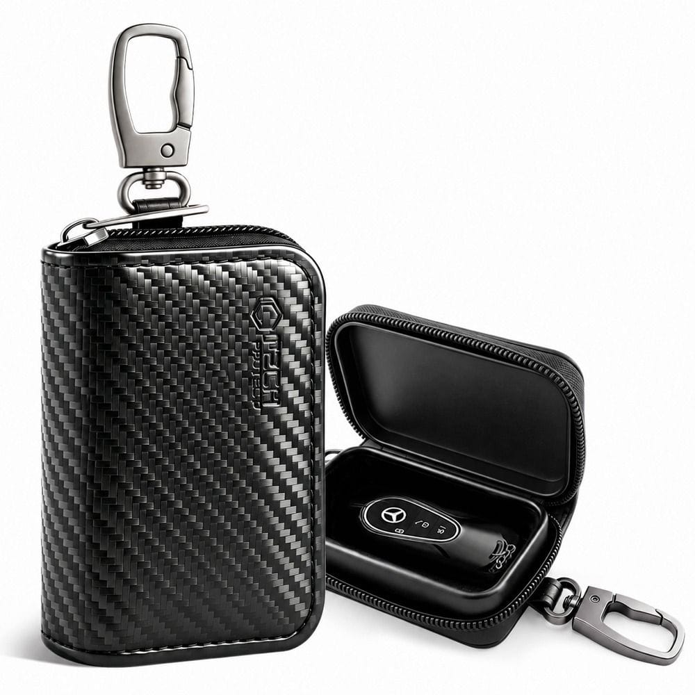 Θήκη κλειδιών αυτοκινήτου Tech-Protect KLR300 RFID Signal Blocker Carbon