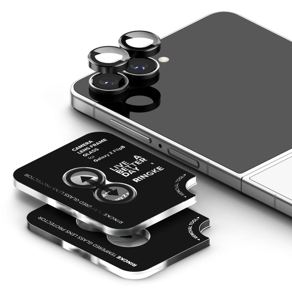 Προστασία Κάμερας Samsung Galaxy Z Flip 8 Ringke Camera Frame 2-Pack Black - Image 3