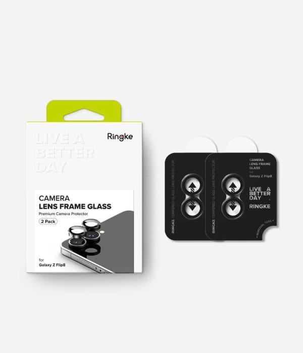 Προστασία Κάμερας Samsung Galaxy Z Flip 8 Ringke Camera Frame 2-Pack Black - Image 9