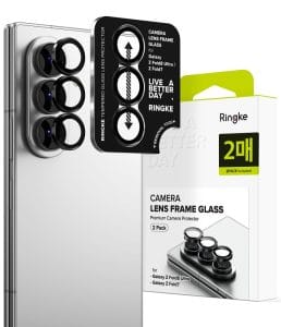Προστασία κάμερας Samsung Galaxy Z Fold 7 Z Fold 8 Ultra Ringke Camera Frame 2-Pack Black