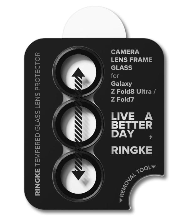 Προστασία Κάμερας Samsung Galaxy Z Fold 7 / Z Fold 8 Ultra Ringke Camera Frame 2-Pack Black - Image 4