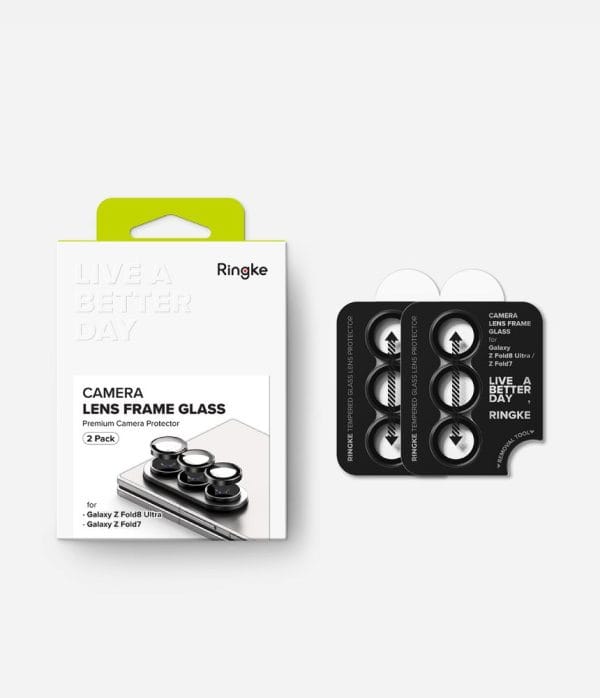 Προστασία Κάμερας Samsung Galaxy Z Fold 7 / Z Fold 8 Ultra Ringke Camera Frame 2-Pack Black - Image 9