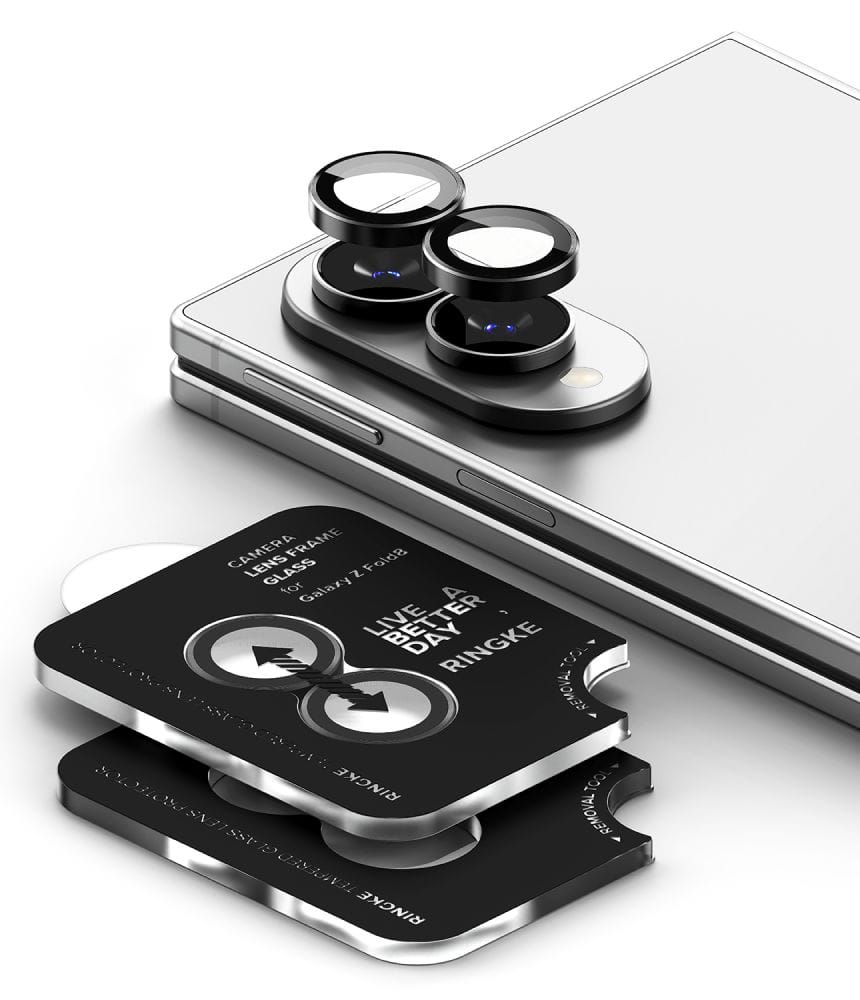 Προστασία Κάμερας Samsung Galaxy Z Fold 8 Ringke Camera Frame 2-Pack Black - Image 3