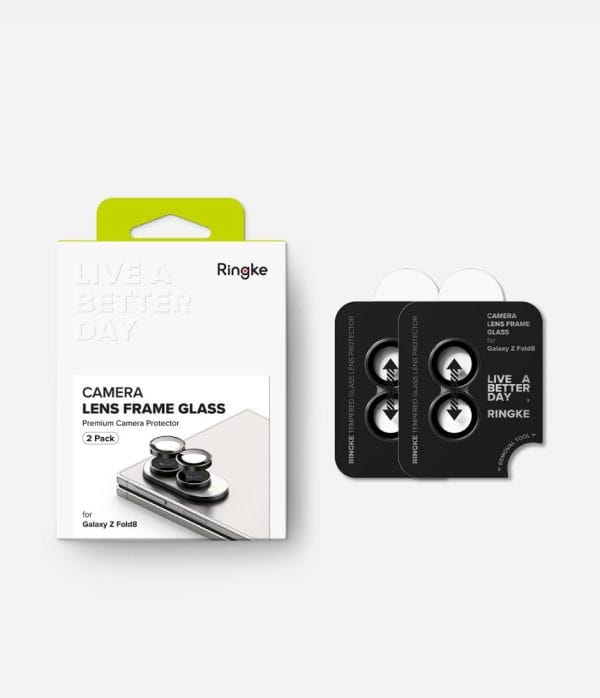 Προστασία Κάμερας Samsung Galaxy Z Fold 8 Ringke Camera Frame 2-Pack Black - Image 9