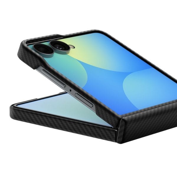 Θήκη Samsung Galaxy Z Flip 8 Spigen AirSkin Aramid MagFit MagSafe Black (ACS11513) - Image 4