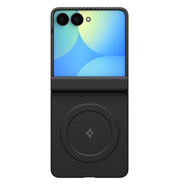 Θήκη Samsung Galaxy Z Flip 8 Spigen AirSkin Aramid MagFit MagSafe Black (ACS11513) - Image 5