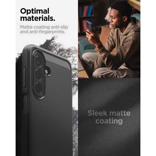 Θήκη Samsung Galaxy A27 5G Spigen Rugged Armor Matte Black (ACS11312) - Image 10