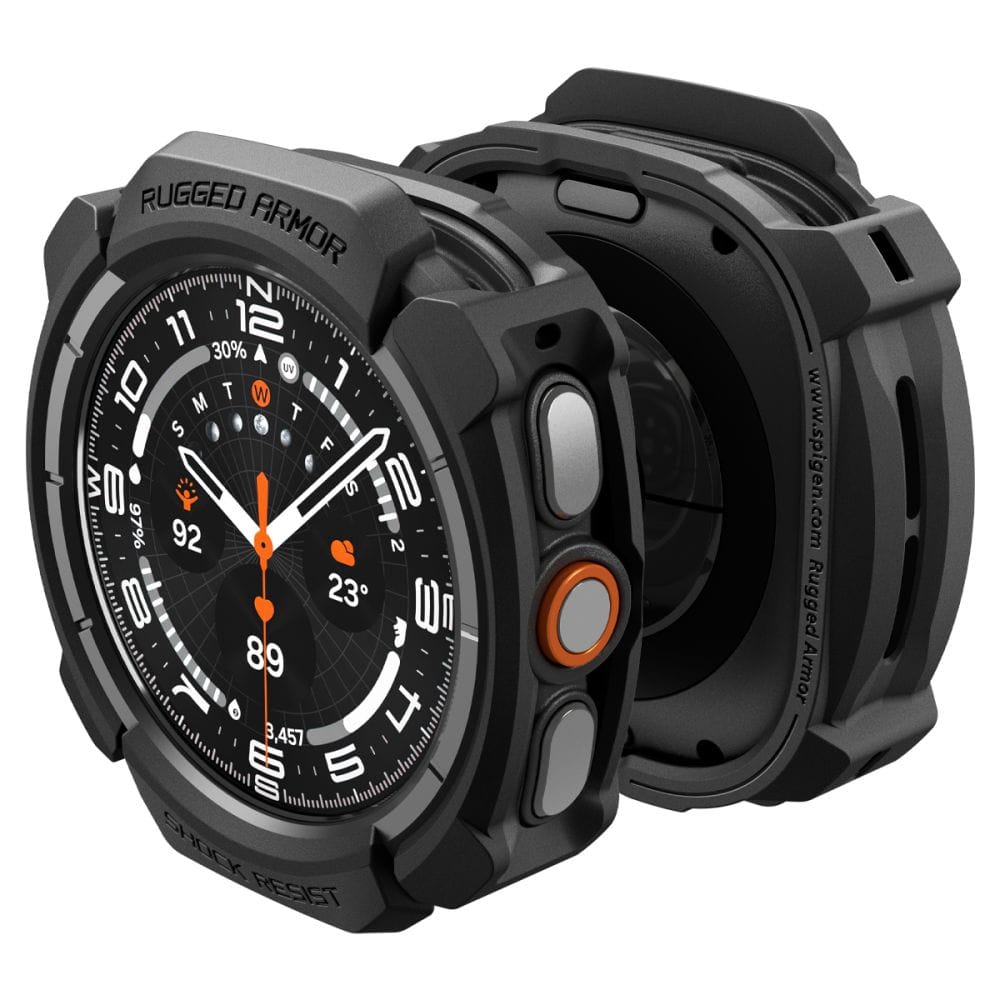 Θήκη Samsung Galaxy Watch Ultra 2 2026 47mm Spigen Rugged Armor Matte Black (ACS11611) - Image 2
