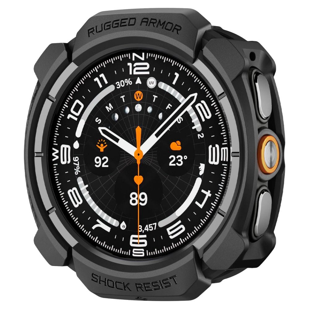 Θήκη Samsung Galaxy Watch Ultra 2 2026 47mm Spigen Rugged Armor Matte Black (ACS11611) - Image 3