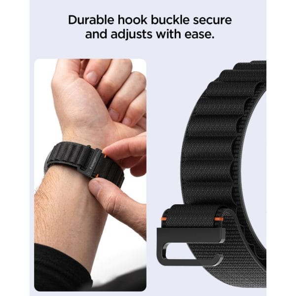Λουράκι Samsung Galaxy Watch 8 / 9 / Classic 40 / 44 / 46mm Spigen WBF1 Black (AMP11607) - Image 8