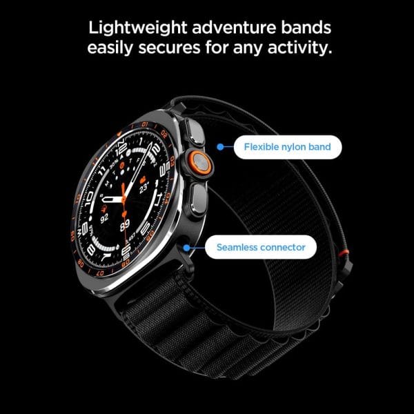 Λουράκι Samsung Galaxy Watch Ultra 1 / 2 47mm Spigen WBF1 Black (AMP11613) - Image 6