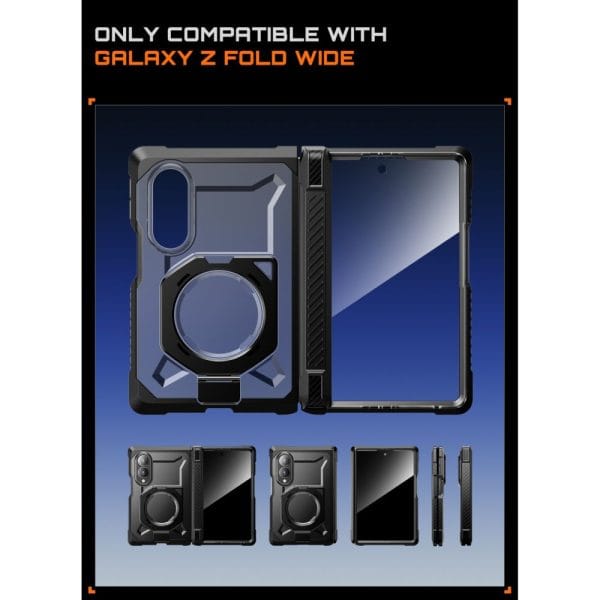 Θήκη Samsung Galaxy Z Fold 8 Supcase UB Grip Mag MagSafe Black - Image 4