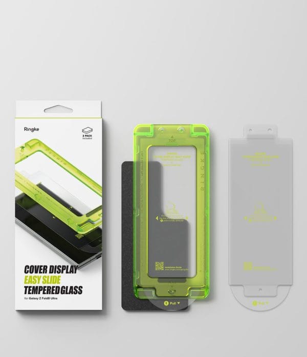 Τζάμι Προστασίας Εξωτερικής Οθόνης Samsung Galaxy Z Fold 8 Ultra Ringke Cover Display Easy Slide 2-Pack Διάφανο - Image 7