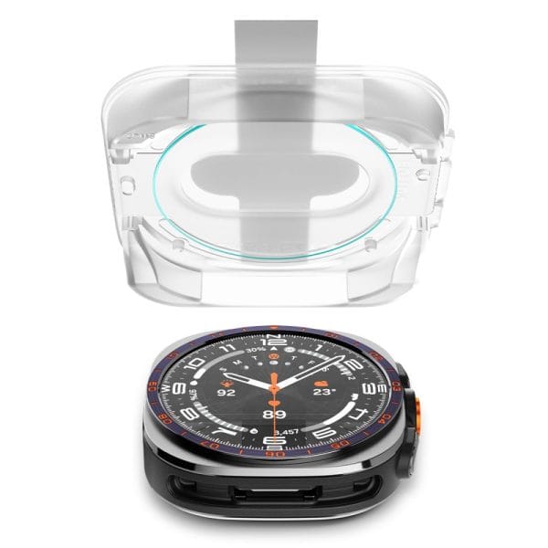 Τζάμι Προστασίας Samsung Galaxy Watch Ultra 2 47mm Spigen Glas.tR EZ Fit AC 2-Pack Clear (AGL11758) - Image 4