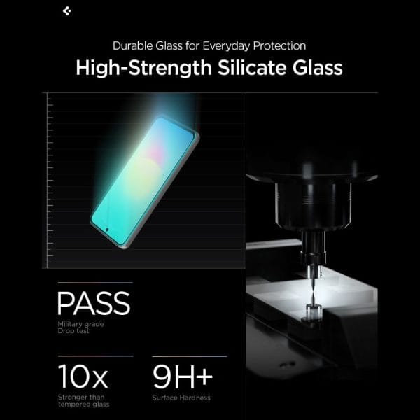 Τζάμι Προστασίας Samsung Galaxy A27 5G Spigen Glas.tR EZ Fit Pro 2-Pack Clear (AGL11809) - Image 6