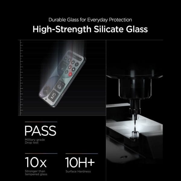 Τζάμι Προστασίας Nothing Phone 4A Spigen Glas.tR EZ Fit Pro AC HD 2-Pack Clear (AGL11682) - Image 7